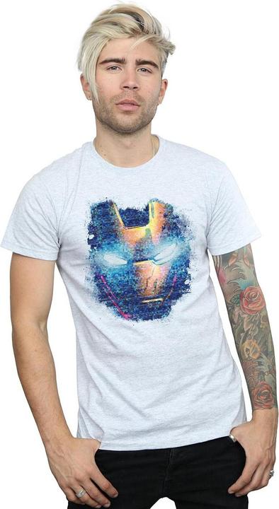 Produktbild Iron Man Distressed Head TShirt (XXL)
