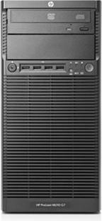 Produktbild HPE ProLiant ML110 G7, Xeon E3-1220 3.10 GHz, 4 GB, Tower (Intel Xeon E3-1200 v3, Rack Server)
