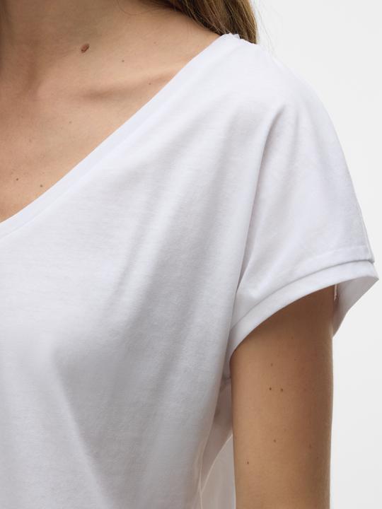 Image du produit Vero Moda Vmluna Ss V-Neck Tee Jrs Noos (M)