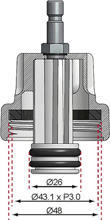 Actual product image BGS Adaptor No. 7 for 8027, 8098 for Alfa Romeo, Citroën, Fiat, Mini, Peugeot, Renault, Saab