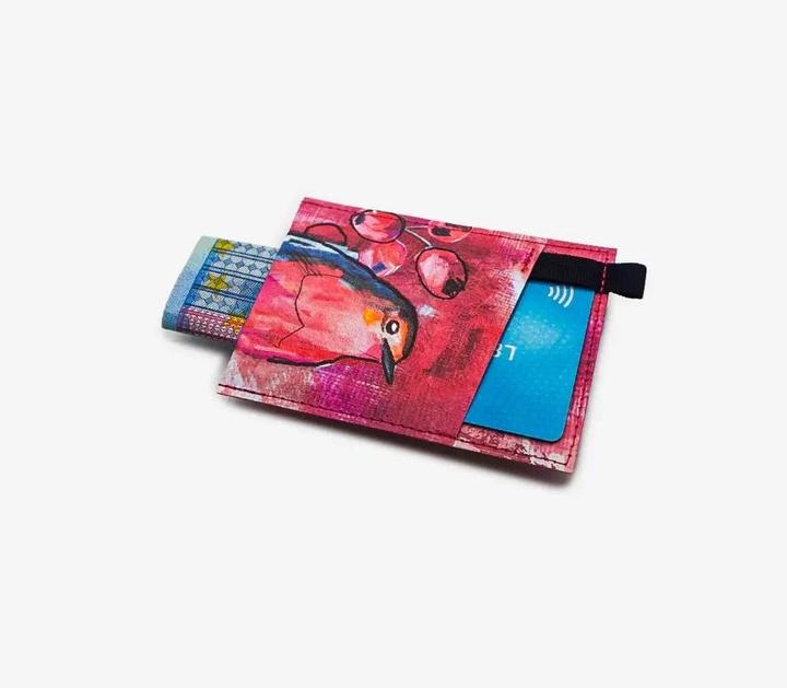 Actual product image Paprcuts RFID Wallet Pro 2.0 Curious Redbreast | Jules Boho Koop