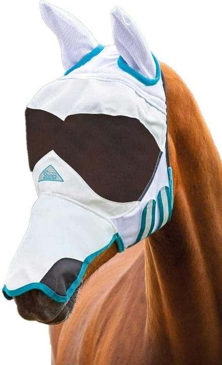 Immagine prodotto Shires Maschera anti mosche per cavalli Ultra Pro Sun Shade