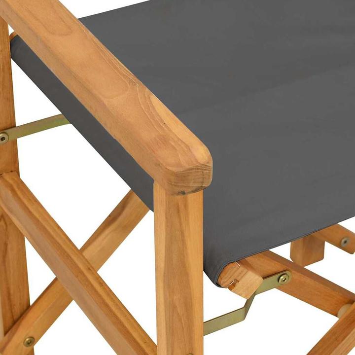 Immagine prodotto VidaXL Sedie da regista 2 pezzi. Teak pieghevole