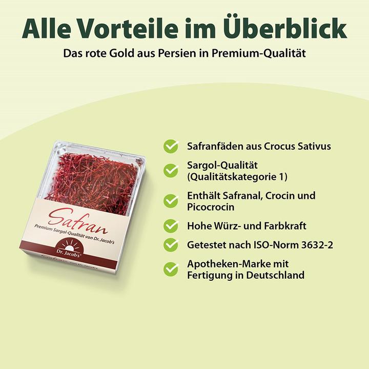 Immagine prodotto Dr. Jacob's Fili di zafferano (1g) (500 g)