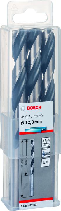 Immagine prodotto Bosch Professional Zubehör Punta elicoidale HSS PointTeQ (12,3 mm)