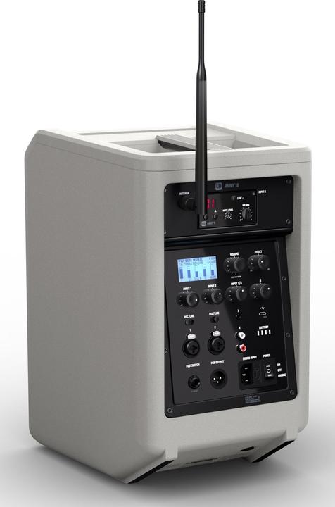 Actual product image LD Systems ANNY® 8 HHD B8 G - Portable Bluetooth® PA speaker with rechargeable battery, mixer and 1x wireless (Active)