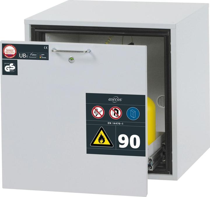 Produktbild asecos Feuerbeständiger Gefahrstoff-Unterbauschrank Typ 90 (59.30 cm, 60 cm)