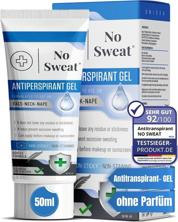 KLC Kozmetik No Sweat Antitranspirant-Gel 50 ml (50 ml)
