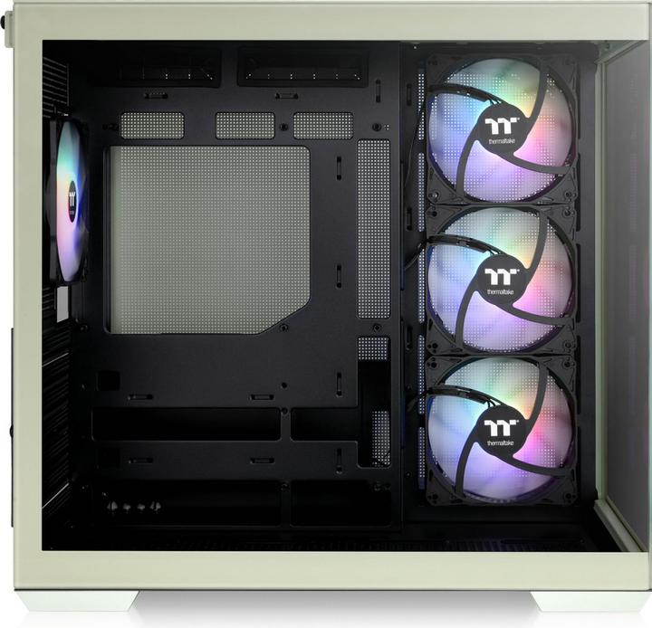 Actual product image Thermaltake View 380 TG ARGB Matcha Green (Mini-ITX, ATX, mATX)