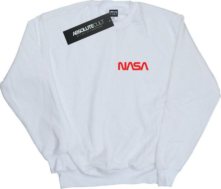 Actual product image Nasa Mens Modern Logo Chest Sweatshirt (L)