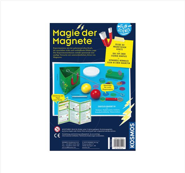 Actual product image Kosmos FunScience Magic of magnets