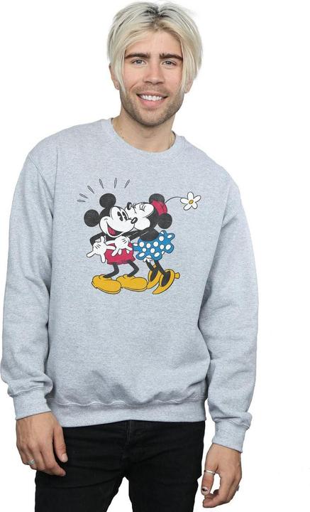Actual product image Disney Mens Mickey Mouse Mickey And Minnie Kiss Sweatshirt (M)