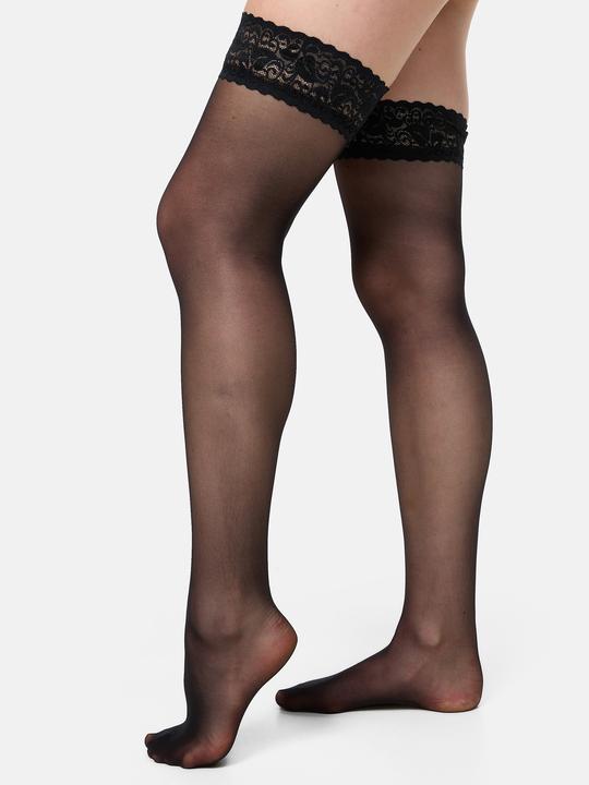 Produktbild Nur Die Feinstrumpfhose Goodbye Laufmaschen Halterlos 20 DEN (20 DEN, 44 - 48)