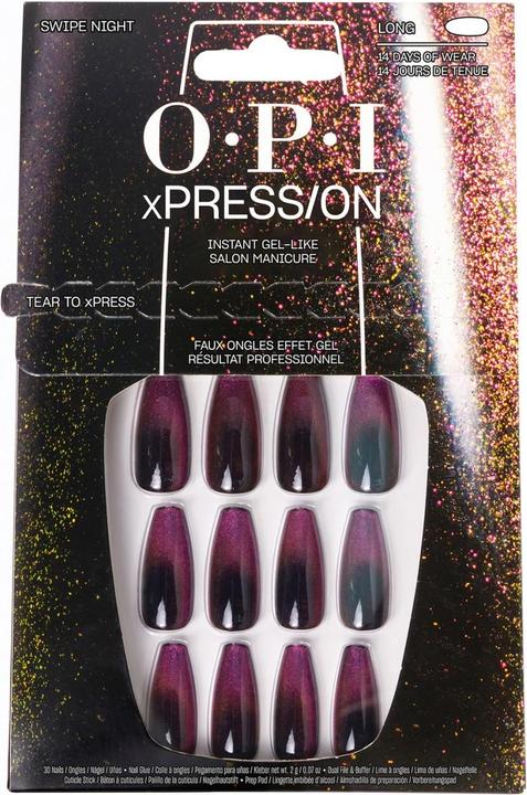OPI Xpress/On Nail Art (Viola, Smalto per unghie effetto gel)