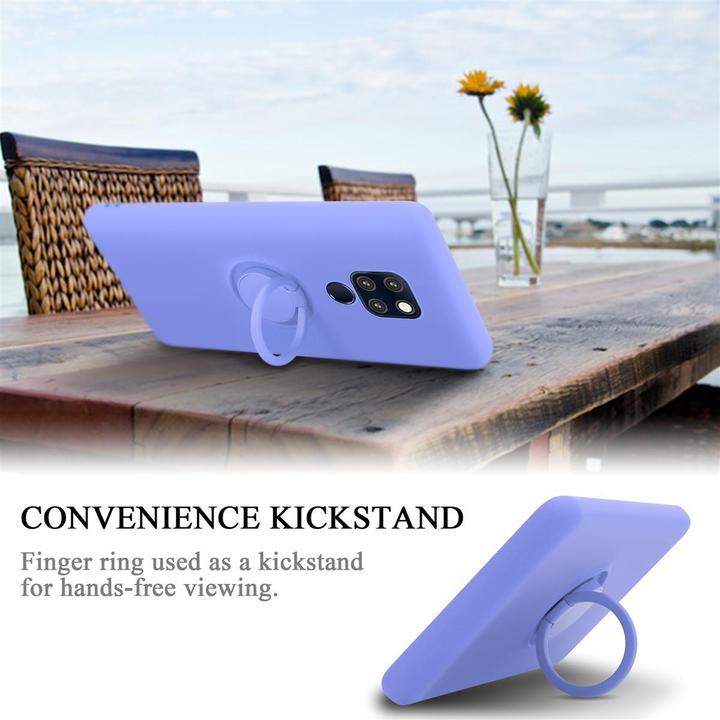 Productafbeelding Cadorabo TPU Vloeibare Ring Silicone Hoesje (Huawei Mate 20)