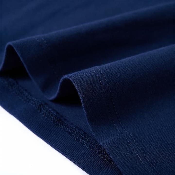 Produktbild VidaXL Kinder-Langarmshirt Marineblau 116,Material: 95 % Baumwolle (116)