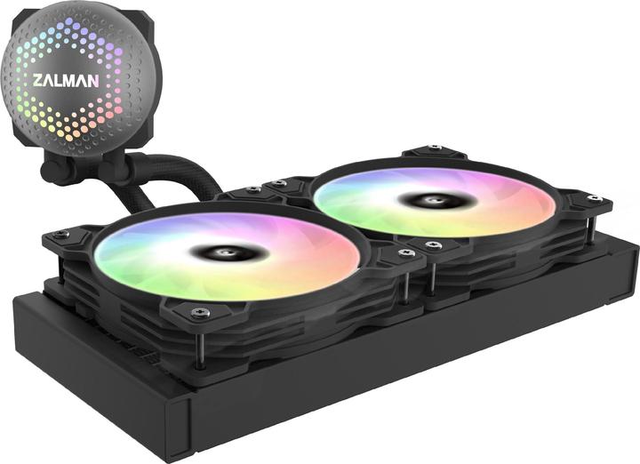 Produktbild Zalman ALPHA24 Black CPU Liquid Cooler 280mm Radiator 2 x 140 mm Fan ARGB pump Dual