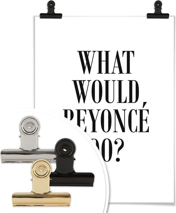 Produktbild Trenddeko What would Beyoncé do (30 x 40 cm)