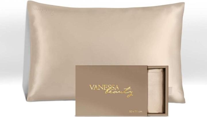 Produktbild Vanessa Beauty Seidenkissenbezug 2er-Set mit Waschbeutel (Kopfkissenbezug, 50 x 70 cm)