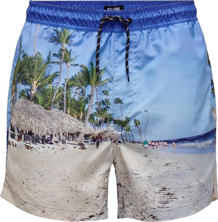 Produktbild Only & Sons Onsted Life Short Swim Beach Aop (XL)