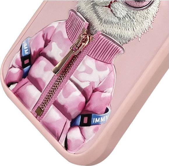 Immagine prodotto Prestigio Nimmy case iPhone 16 Pro 6.3" pink Cool&Cute 2.0 Cat (Apple iPhone 16 Pro)