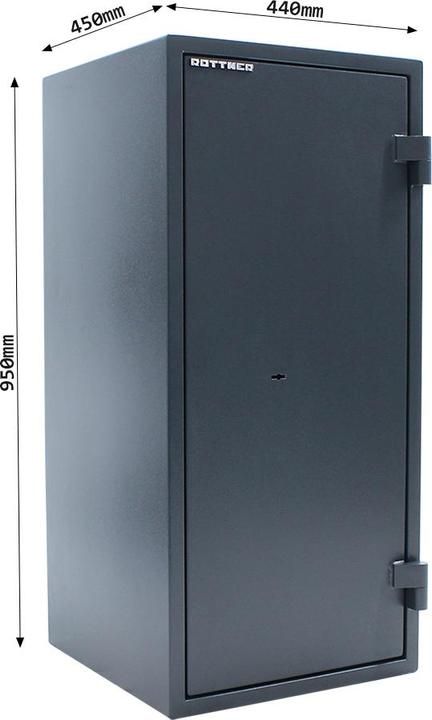 Produktbild Rottner Dokumententresor EN1 Fire Hero 100 Doppelbartschloss (81 l)