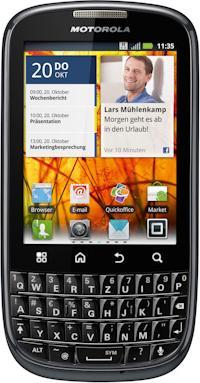 Actual product image Motorola Pro Plus - Black (3.10", 5 Mpx, 3G)