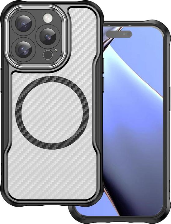 Immagine prodotto OEM Defender Carbon Mag case for iPhone 16 Pro 6,3" black (Apple iPhone 16 Pro)