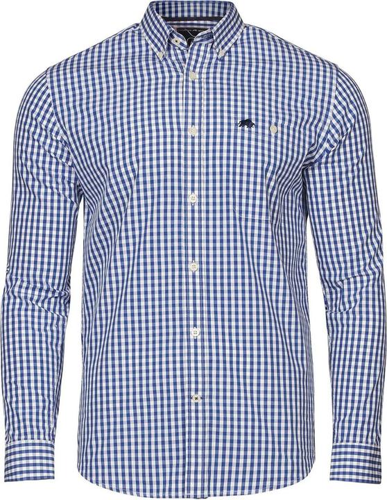 Immagine prodotto Raging Bull Camicia Classico Percalle, a Quadretti Manica Lunga Uomo (L)