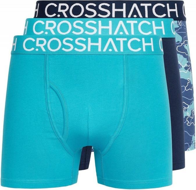 Produktbild Crosshatch Mens Lynol Boxer Shorts (Pack of 3) (L, 3er Pack)