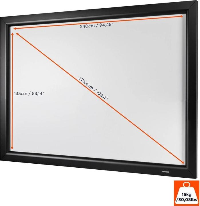 Immagine prodotto Celexon Schermo Home Cinema Frame, 16:9 (108.27", 16:9)