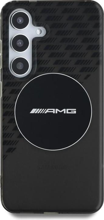Immagine prodotto Mercedes AMG Transparent Rhombs MagSafe Case for Samsung Galaxy S25 - Black (Samsung Galaxy S25)