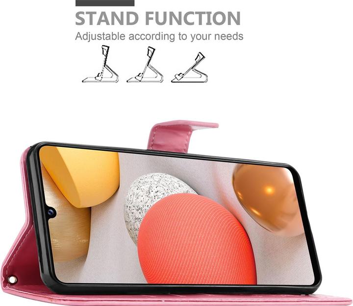 Image du produit Cadorabo Couverture du livre de fleurs (Samsung Galaxy M42 5G, Samsung Galaxy A42 5G)