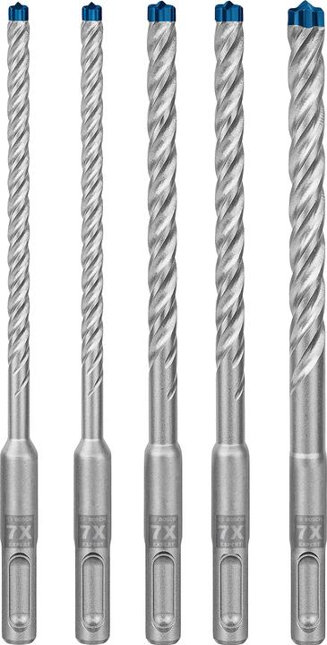Actual product image Bosch Professional Zubehör EXPERT SDS plus-7X hammer drill bit set, 6/6/8/10 mm, 5 pcs. (6.0 mm, 10.0 mm, Ø 8.0 mm)