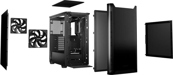 Actual product image be quiet! Pure Base 501 (mATX, ATX, Mini-ITX)