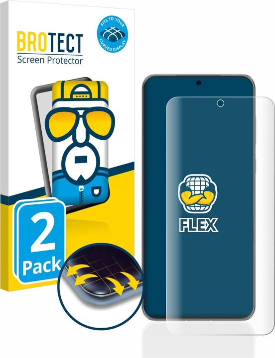Produktbild BROTECT Full-Cover Displayschutz (2 Stück, Huawei P60 Pro)