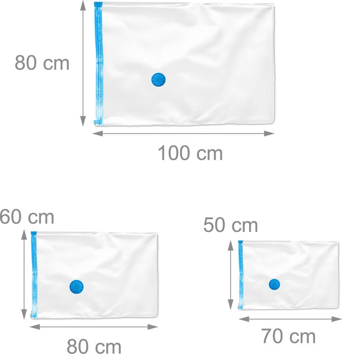 Actual product image Relaxdays 8x vacuum bags