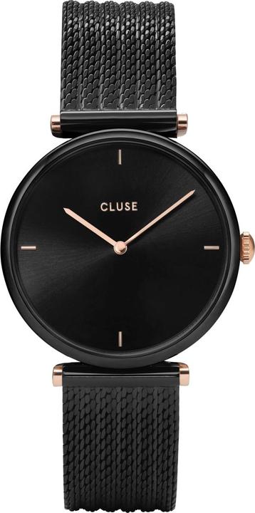 Cluse Triomphe Mesh Black (Analoguhr, 33 mm)