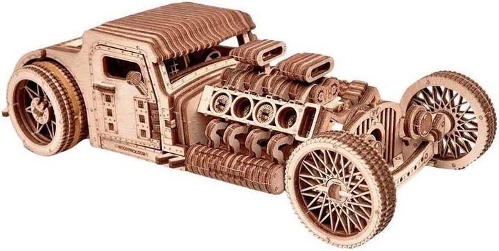 Image du produit Wood Trick Hot Rod - Kit de construction en bois 3D
