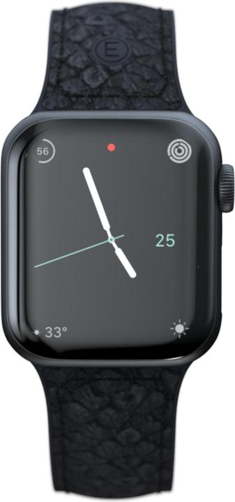 Image du produit Njord Bracelet en cuir de saumon Vindur Watch Strap for Apple Watch 44/45mm (45 mm, Cuir végétalien, Fermeture en acier inoxydable, Cuir de saumon)