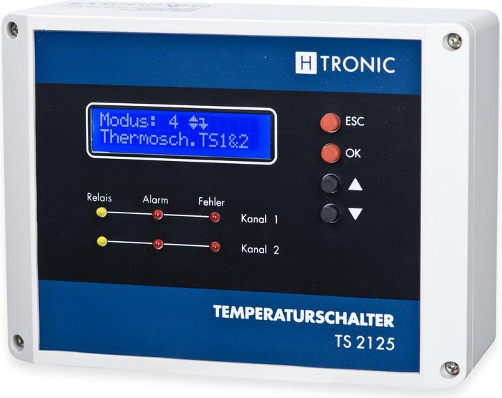 H-Tronic 2-kanaals temperatuurschakelaar TS 25