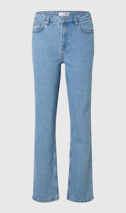 Actual product image Selected Femme Hellblaue Straight Fit Jeans (32)