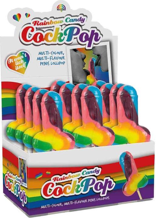 Actual product image Spencer & Fleetwood Rainbow Cock Pops (6 pcs., 85 g)