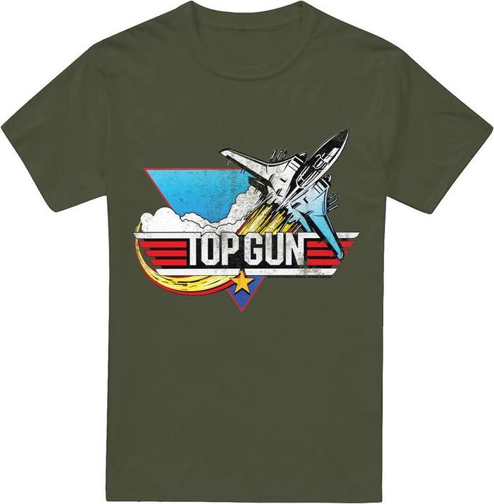 Immagine prodotto Top Gun Maglietta Logo Effetto Invecchiato Uomo (XXL)