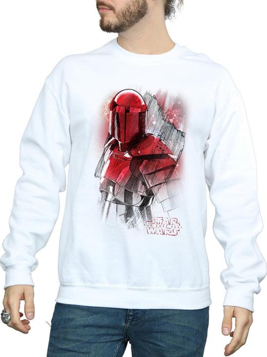 Actual product image Star Wars Mens The Last Jedi Praetorian Guard Brushed Sweatshirt (S)