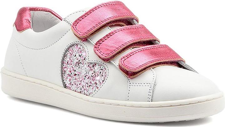 Produktbild Benjie Montreux velcro Kinder Weiss Glitter fuchsia (33)