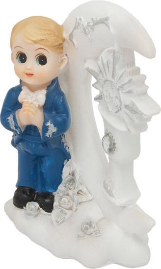Actual product image Partydeco First Communion figurine Boy, 9cm (1 pkt / 1 pc.)