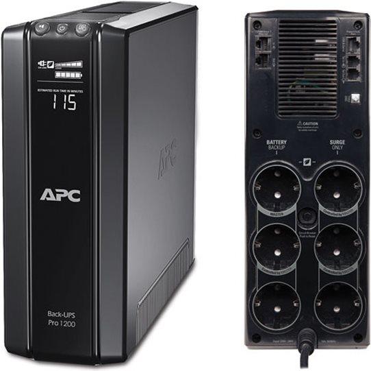 Image du produit APC Sauvegarde d'économie d'énergie Back-UPS Pro 1200 - 230V - Schuko (1200 VA, 720 W, Line-interactive Onduleur)