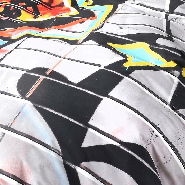 Produktbild BettwarenShop Graffiti (Bettwäsche Set, 155 x 220 cm, 80 x 80 cm)