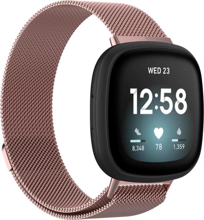 Immagine prodotto Cover-Discount Fitbit Versa / Sense - Bracciale milanese rosa (Acciaio inossidabile)